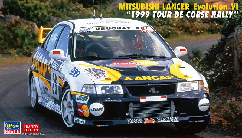 1/24 MITSUBISHI LANCER Evolution VI 1999 TOUR DE CORSE RALLY