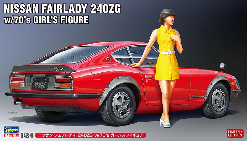 1/24  NISSAN FAIRLADY 240ZG w/70s GIRLS FIGURE