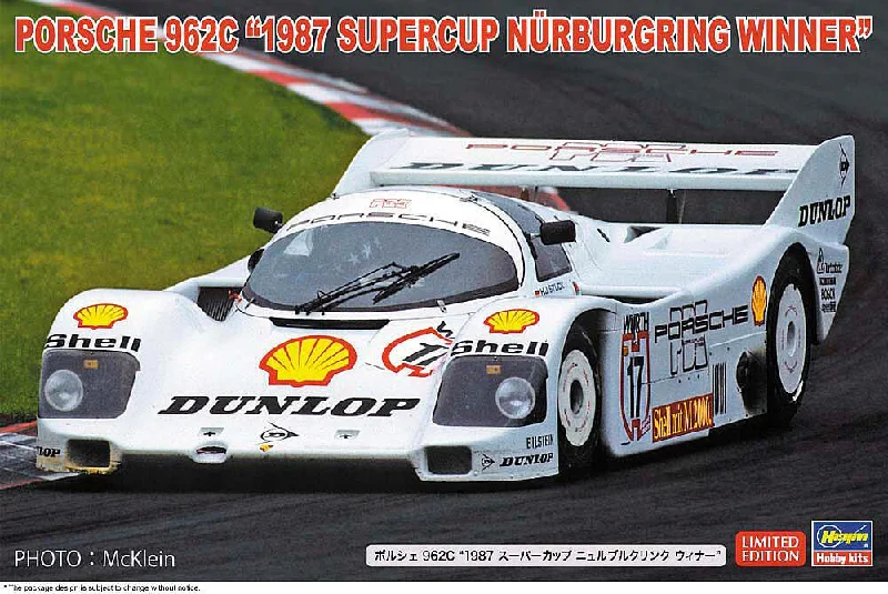 1/24  PORSCHE 962C 1987 SUPERCUP NURBURGRING WINNER