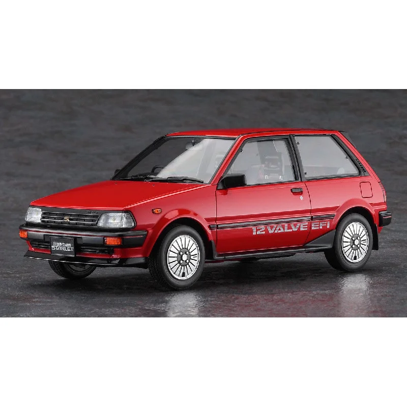 1/24 Toyota Starlet EP71 SI-Limited (3-Door) Middle Version 'Red Color'