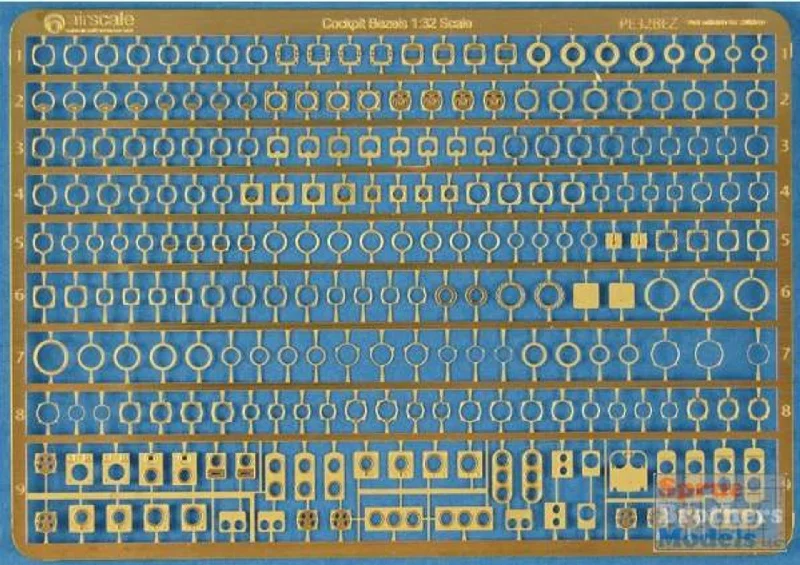 1/32nd Scale Instrument Bezels