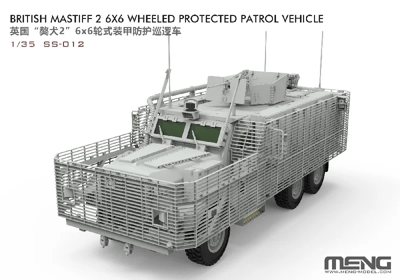 1/35 British Mastiff 2 6X6 Wheeled Protected Patrol Vehicle