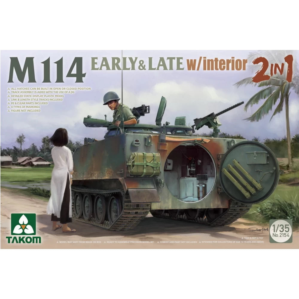 1/35 M114 EARLY & LATE with Interior 2-in-1