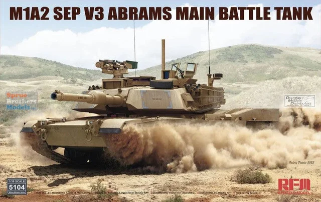 M1A2 SEP V3 Abrams MBT (1/35 Scale) Plastic Military Model Kit