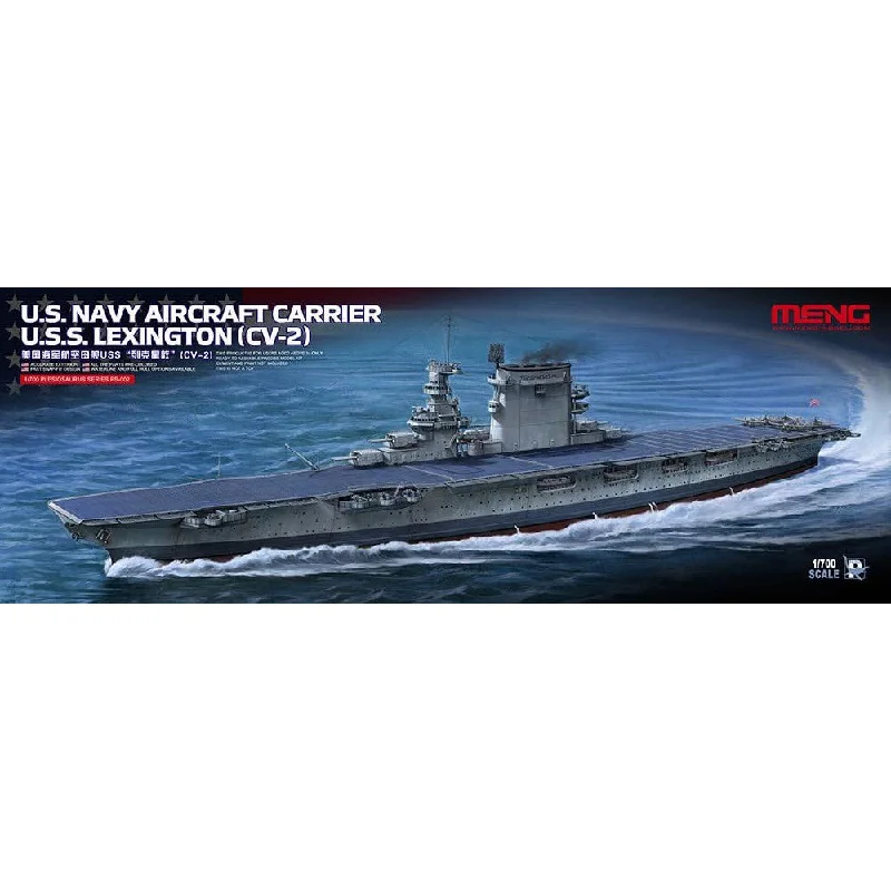 1/700 U.S. Navy Aircraft Carrier U.S.S. Lexington (CV-2)