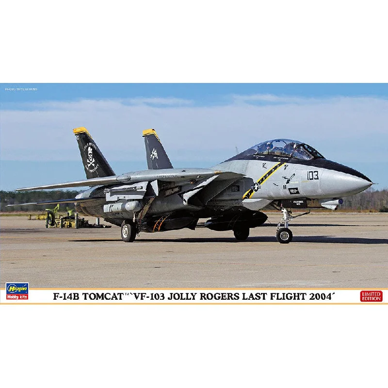 1/72 F-14B Tomcat - VF-103 Jolly Rogers Last Flight 2004 Model Plane