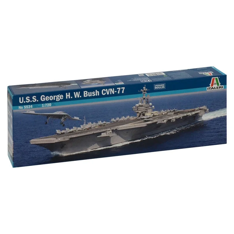 1/720 U.S.S. George H.W. Bush CVN-77 (Upgraded Moulds)