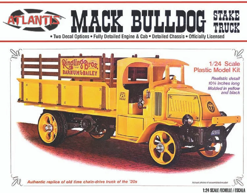 1926 Mack Bulldog Stake Truck (1/24 Scale) Plastic Vehicle Model Kit