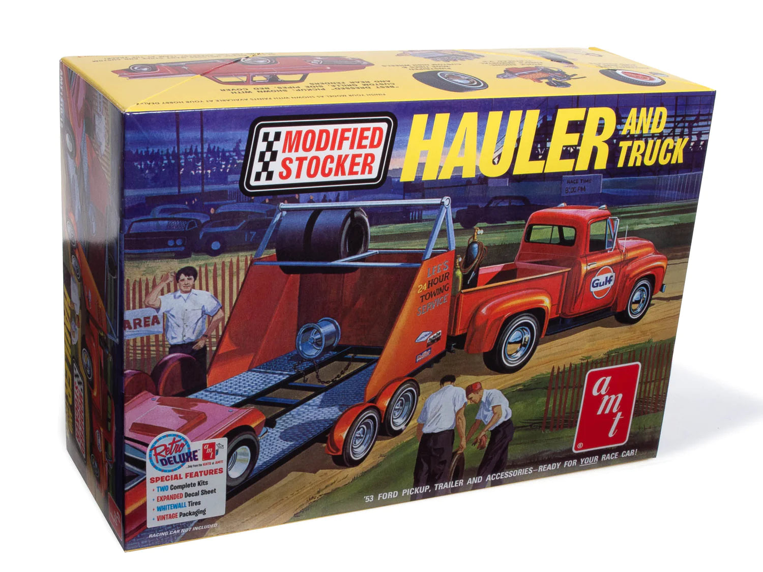 '53 Modified Stocked Hauler and Truck(1/25 Scale) Plastic Vehicle Model Kit