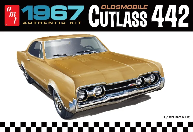 '67 Oldsmobile Cutlass 442 (1/25 Scale) Plastic Vehicle Model Kit