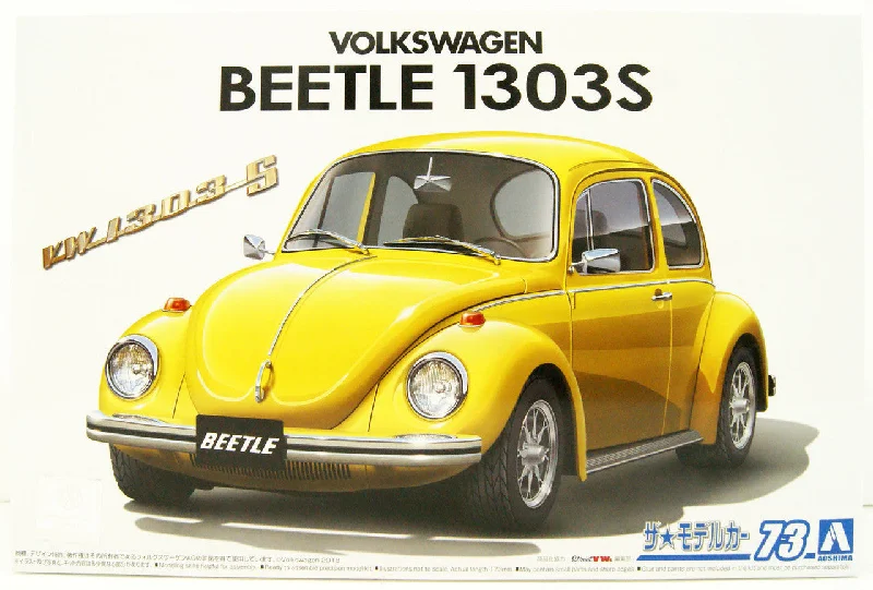 1974 VW Beetle Model 1303S Hardtop (1/24 Scale) Vehicle Model Kit