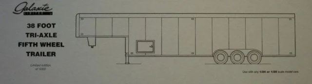 38' Foot Tri-Axle Fifth Wheel Trailer