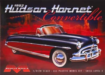 52 Hudson Hornet Convertible (1/25 Scale) Vehicle Model Kit