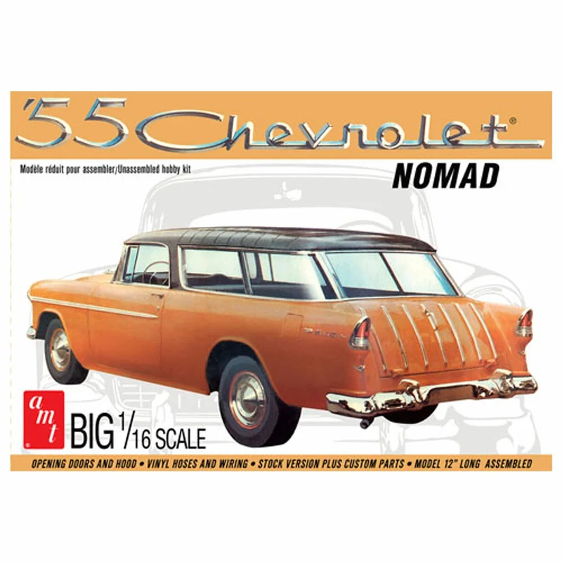 '55 Chevy Nomad (1/16th Scale) Plastic Vehicle Model Kit