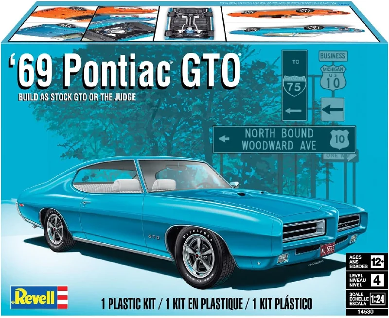 69 Pontiac GTO (1/24 Scale) Vehicle Model Kit