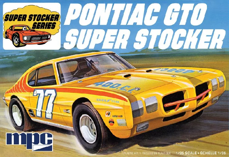 70 Pontiac GTO Super Stocker (1/25 Scale) Plastic Vehicle Model Kit