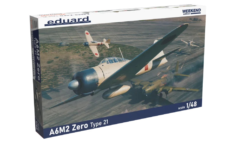 A6M2 Zero Type 21 Weekend Edition (1/48 Scale) Airplane Model Kit