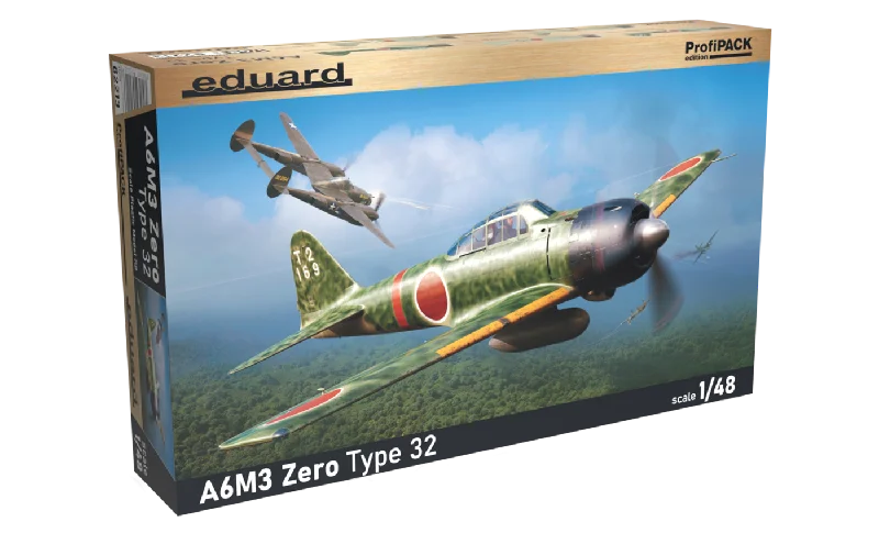 A6M3 Zero Type 32 (1/48 Scale) Airplane Model Kit