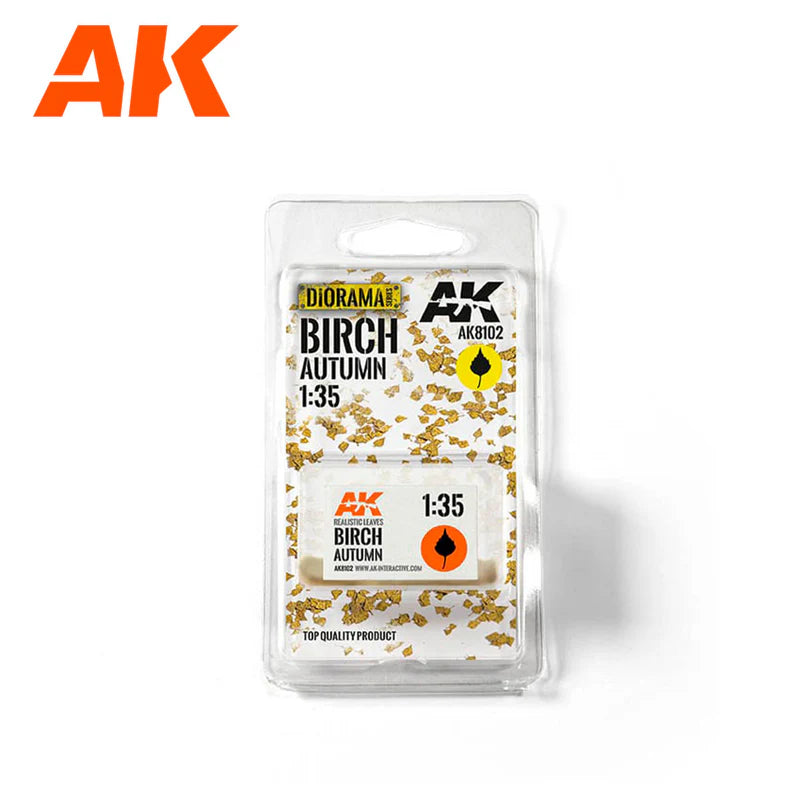 AK Birch Autumn Leaves (1/32, 1/35 Scale)