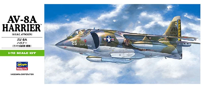 AV-8A Harrier (1/72 Scale) Aircraft Model Kit