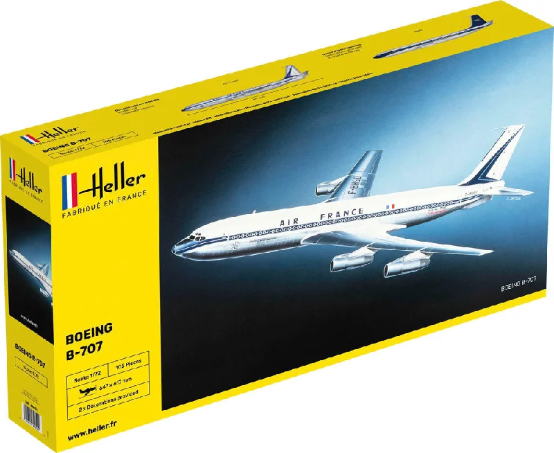 Boeing 707 Air France (1/72 Scale) Plastic Aircraft Model Kit