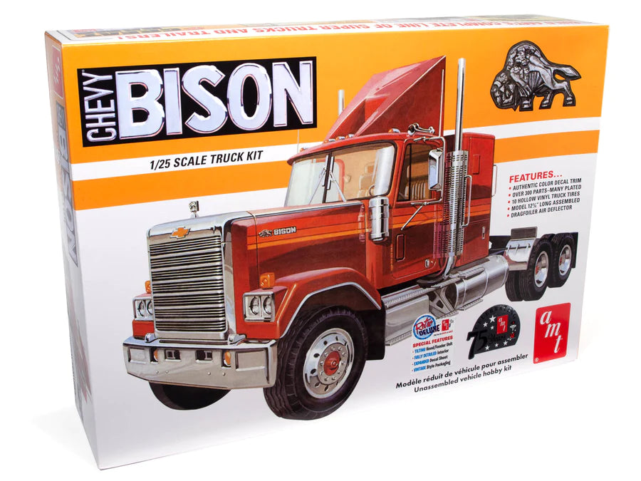 Chevy Bison Conventional Tractor (1/25 Scale) Plastic Vehicle Model Kit