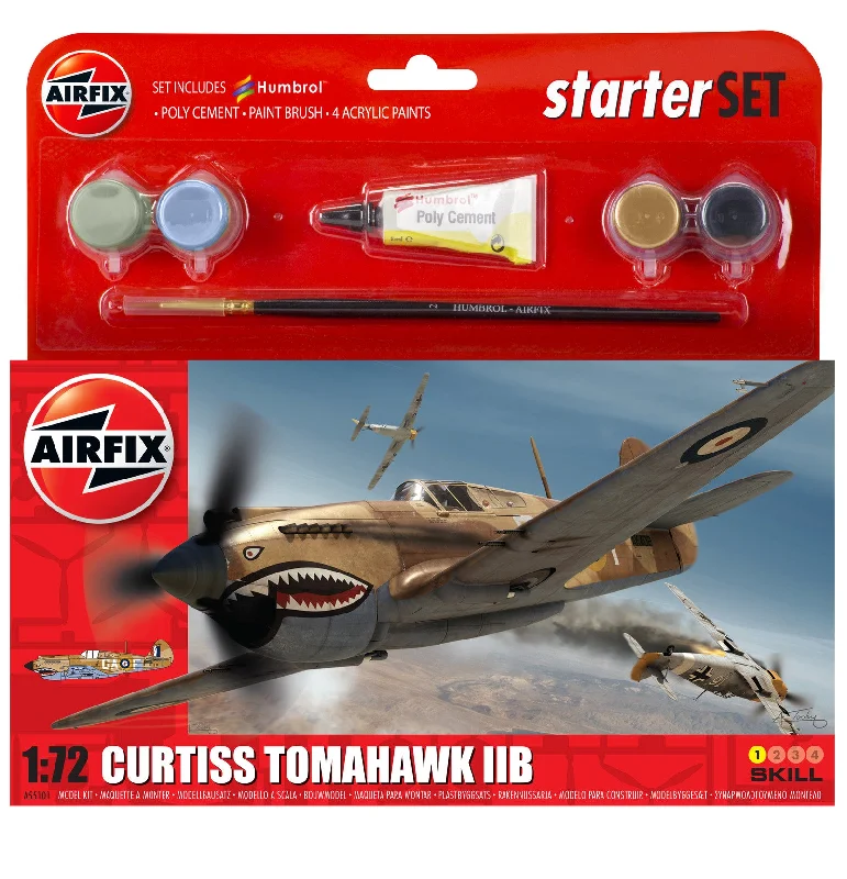 Curtiss Tomahawk IIB (1/72  Scale) Aircraft Starter Kit