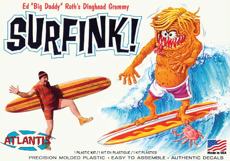 Ed Big Daddy Roth Dinghead Surfink Plastic Figure Model Kit