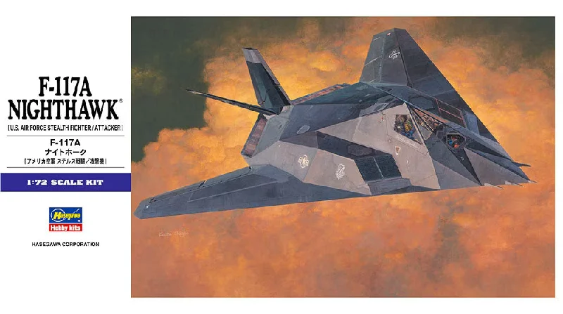 F-117A Night Hawk (1/72 Scale) Aircraft Model Kit