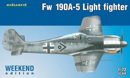 Focke-Wulf Fw 190A-5 Weekend Editiion (1/72 Scale) Military Aircraft Kit