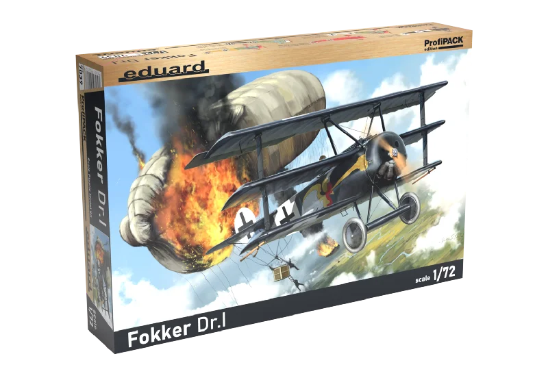 Fokker Dr.I (1/72 Scale) Airplane Model Kit