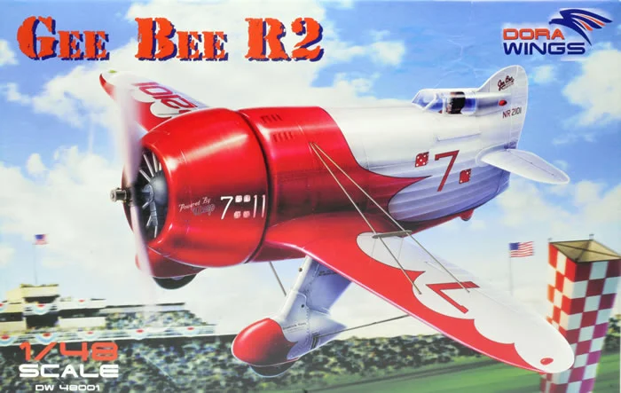 Gee Bee Super Sportster R2 (1/48 Scale) Plastic Aircraft Model Kit