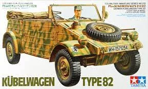 German Kubelwagen Type 82 (1/35 Scale) Plastic Military Model Kit