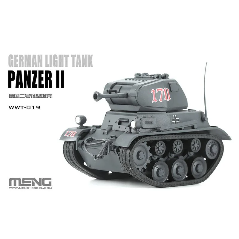 German Light Tank Panzer II (Cartoon Model)