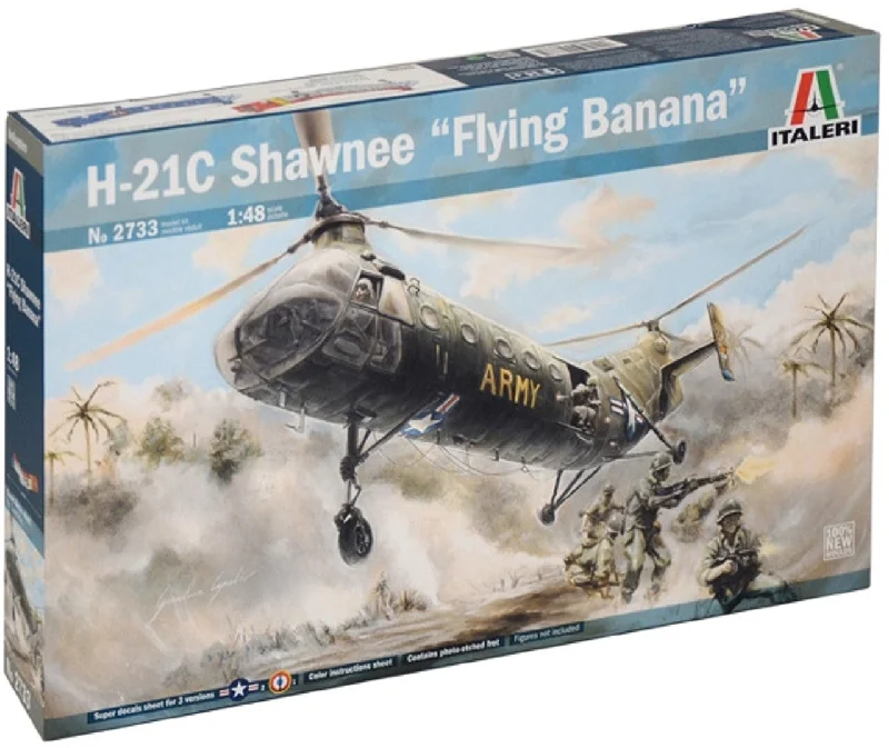 H-21C Shawnee (1/48 Scale) Aircraft Model Kit