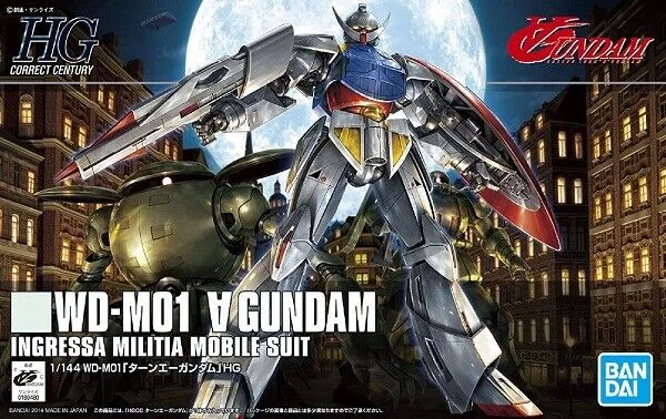 HGCC WD-M01 Turn A Gundam (1/144 Scale) Plastic Gundam Model Kit