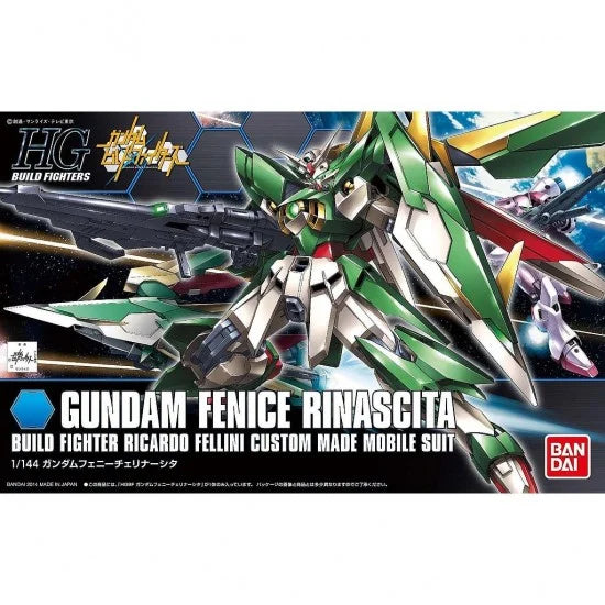 HGBF Gundam Fenice Rinascita (1/144 Scale) Plastic Gundam Model Kit