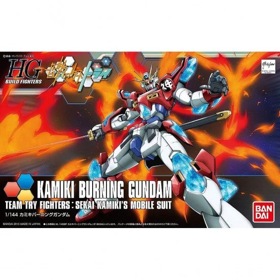 HGBF Kamiki Burning Gundam (1/144 Scale) Plastic Gundam Model Kit