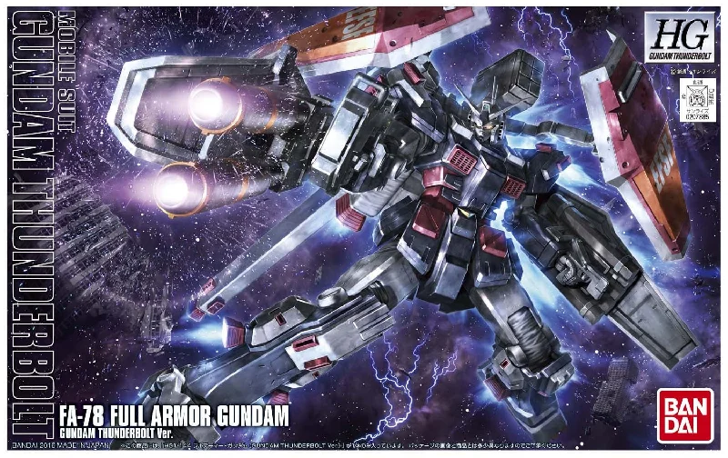 HGTB Full Armor Gundam (Gundam Thunderbolt Anime Color Ver) (1/144th Scale) Plastic Gundam Model Kit