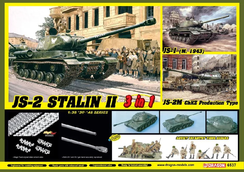 JS-2 Stalin II (1/35 Scale) Military Model Kit