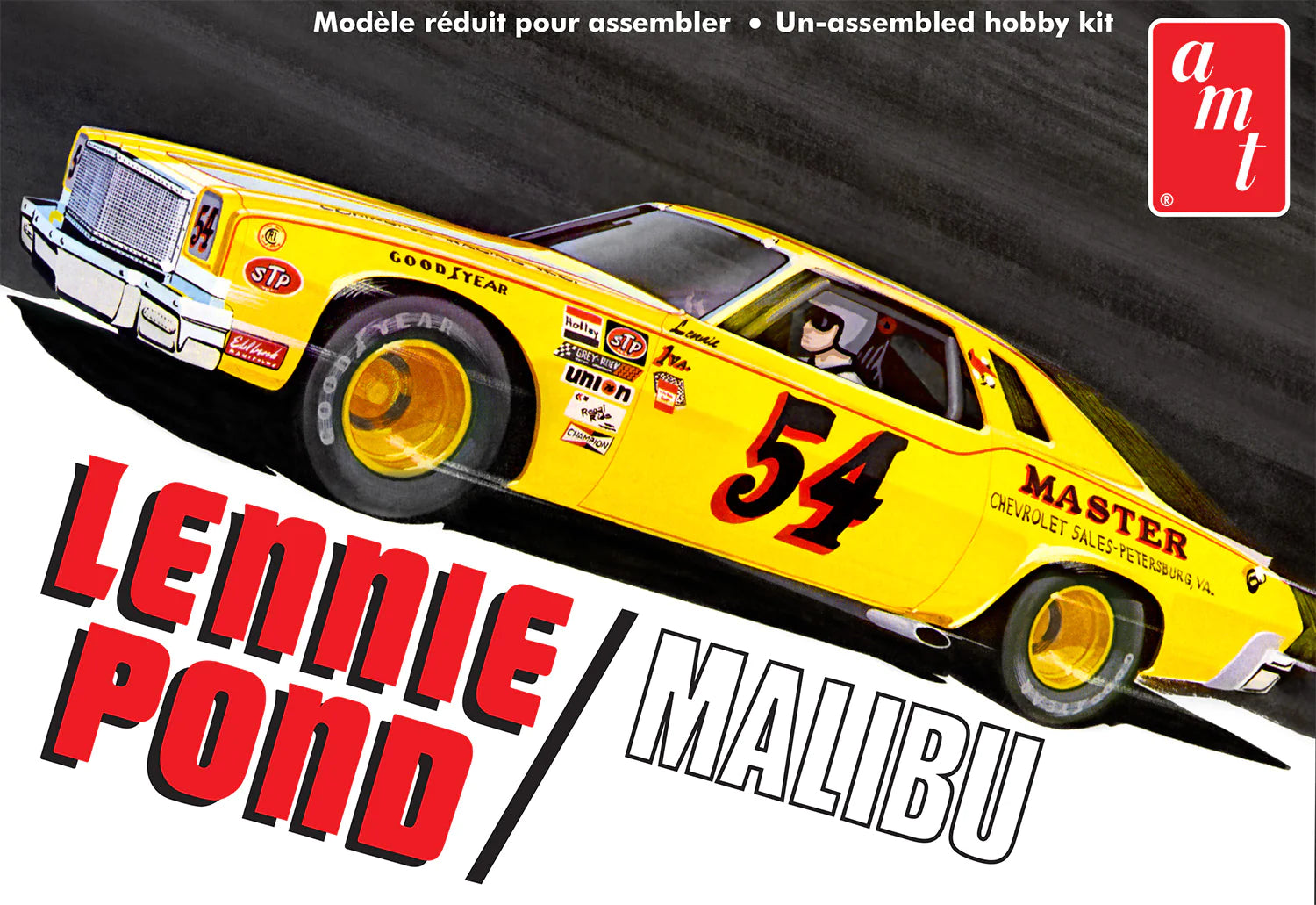 '74 Lennie Pond Chevy Malibu (1/25 Scale) Plastic Vehicle Model Kit