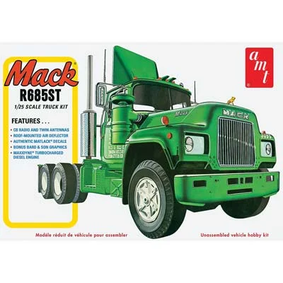 Mack R685ST Semi Tractor (1/25 Scale) Plastic Vehicle Model Kit