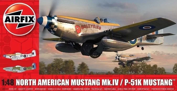 North American Mustang Mk.IV/P-51K Mustang (1/48 Scale) Plastic Military Kit