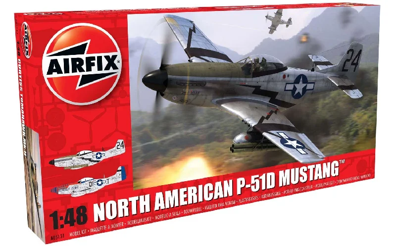 North American P-51D Mustang (1/48 Scale) Aircraft Model Kit