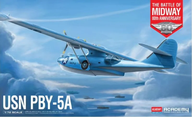 PBY-5A Battle of Midway (1/72 Scale) Aircraft Model Kit