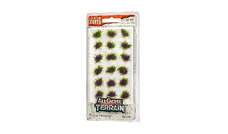 Purple Flowers Peel 'n' Plant Tufts All Game Terrain