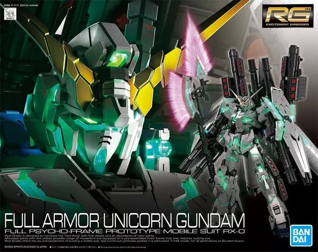 RG Full Armor Unicorn Gundam (1/144 Scale) Plastic Gundam Model Kit