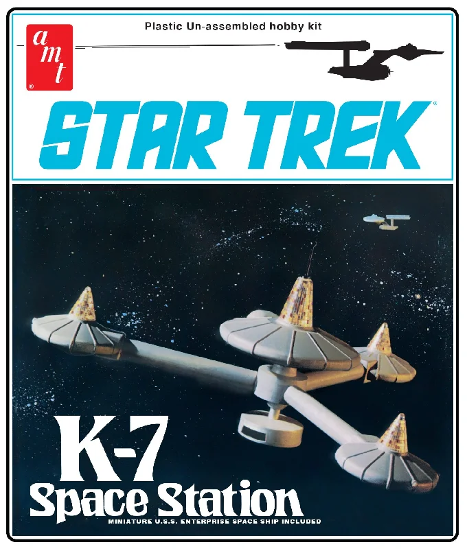 Star Trek K-7 Space Station (1/7600 Scale) Plastic Sci-Fi Model Kit