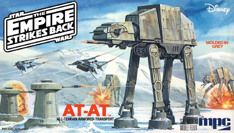 Star Wars: The Empire Strikes Back AT-AT (1/100th Scale) Plastic SciFi Model Kit