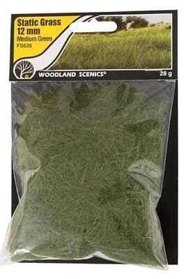 Static Grass Field System Medium Green 1/2" Fibers